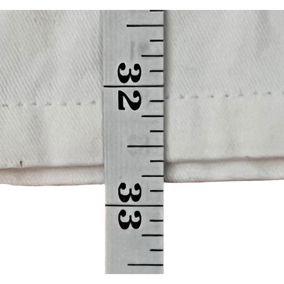 Sundance White Cargo Utility‎ Crop Pants 100% Cotton Sz 6 - Picture 9 of 16